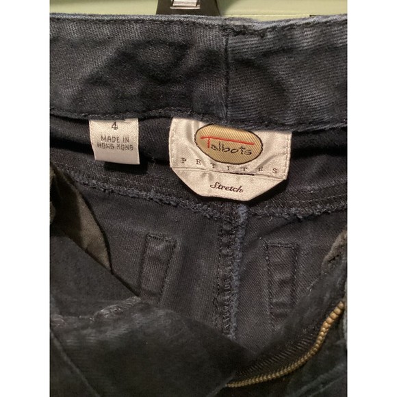 Talbots Petites Women's Size 4P Stretch Blue Straight Leg Denim Jeans - Picture 7 of 8